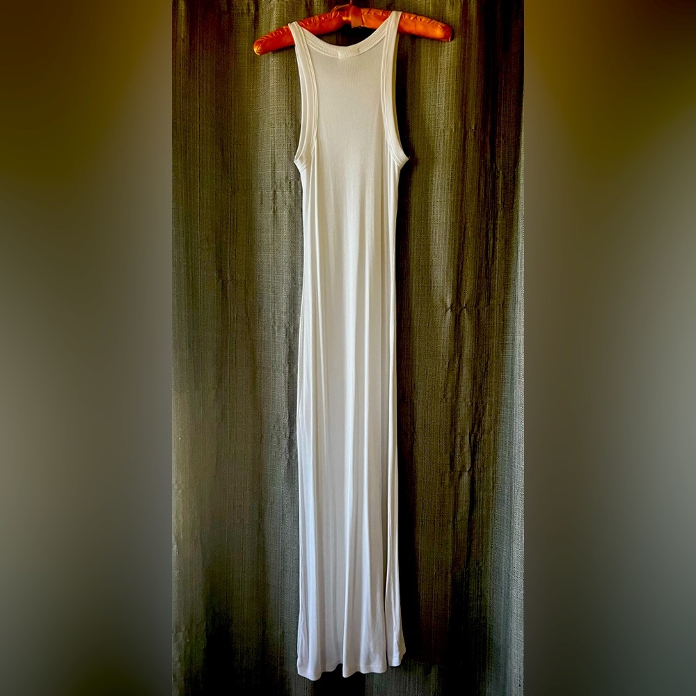 LNA Candi Dress .White tank dress